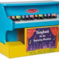 Melissa & Doug Melissa Doug Learn-to-Play Piano With 25 Keys and Color-Coded Songbook -