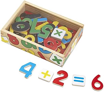 Melissa & Doug Melissa Doug 52 Wooden Alphabet Magnets in a Box - Uppercase and Lowercase
