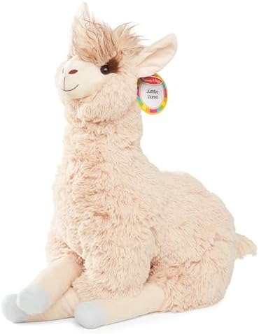 Melissa & Doug Melissa Doug Jumbo Llama Stuffed Plush Animal 26 Inches Tall