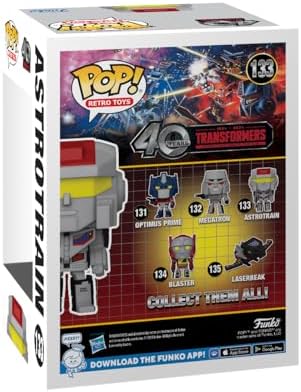 Funko Pop Retro Transformers Generation 1-40th Anniversary Astrotrain - Collectable Vinyl Figure