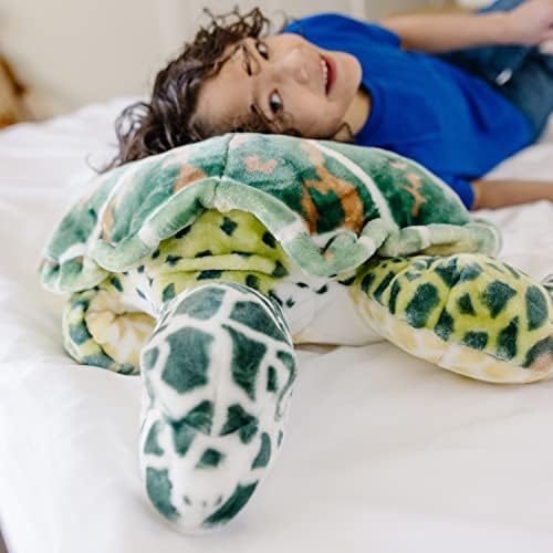 Melissa & Doug Melissa Doug Giant Sea Turtle - Lifelike Stuffed Animal