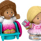 Fisher-Price Little People Toddler Barbie Party Figure Set with 2 Characters for