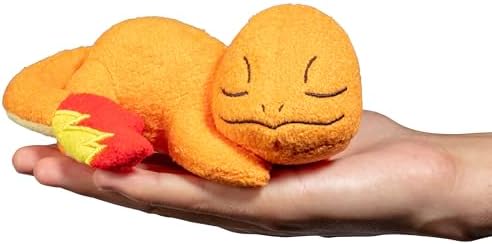 Pokemon 5 Sleeping Squirtle Charmander Bulbasaur Starter Plush