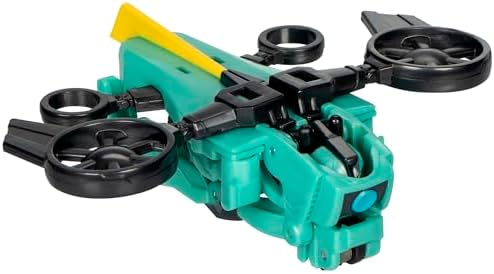 Transformers EarthSpark 1-Step Flip Changer Chaos Terran Spitfire 4-Inch Converting Robot