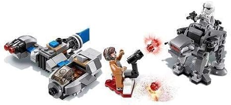 LEGO Star Wars: The Last Jedi Ski Speeder vs. First Order Walker Microfighters