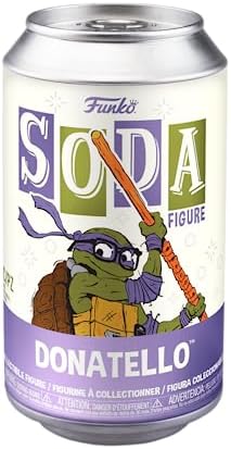 Funko Vinyl SODA Teenage Mutant Ninja Turtles TMNT - Donatello - 16 Odds for Rare Chase Variant - Collectable Vinyl Figure