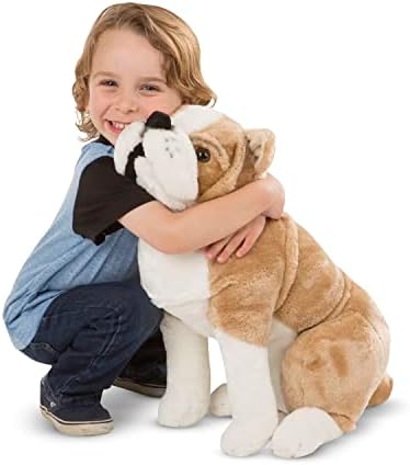 Melissa & Doug Melissa Doug Giant English Bulldog - Lifelike Stuffed Animal nearly 2 feet