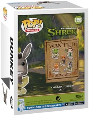 Funko POP Movies Shrek Dream Works 30th - Donkey - Collectable Vinyl Figure