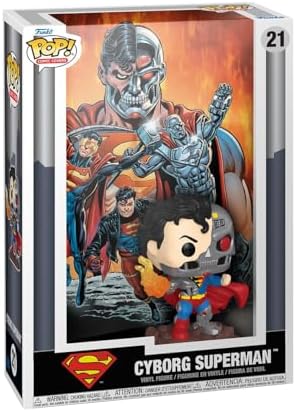 Funko POP Comic Cover DC - Cyborg Superman - DC Comics - Collectable Vinyl Figure