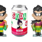 Funko Super Powers DC Figures Activate Aquaman Soda tin Can Robin Teen Titans Bundled