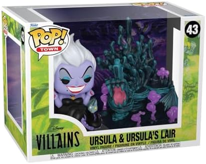 Funko POP Towns Villains - Ursula's Lair - Disney Villains - Collectable Vinyl Figure