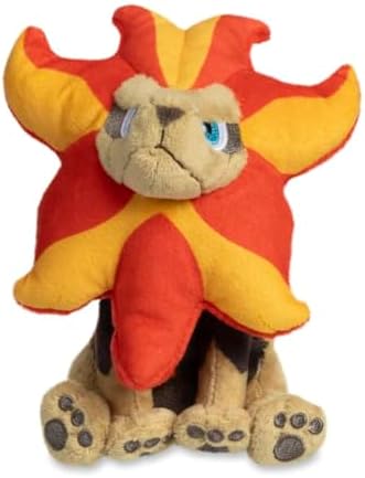 Pokemon Center Pyroar Male Sitting Cuties Plush 5 14 Inch
