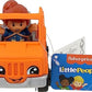 Fisher-Price Little People Toddler Toy Help and Go Tow Truck and Figure for Pretend Play
