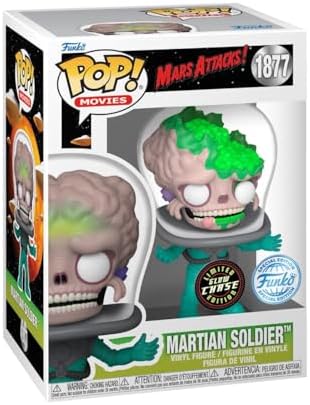 Funko POP Movies Mars Attacks - Soldier Styles May Vary Glow SPC' for ASIN 'B0D7MGV3LW