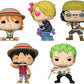 Funko Pop Animation One Piece Bundle 6-Pack - Monkey D. Luffy 1771 Nami 1772 Sanji 1773