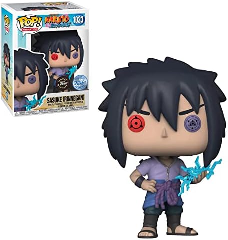 Funko Pop Naruto Shippuden Sasuke Uchiha Rinnegan wChidori Chase Figure AAA Anime