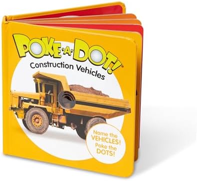 Melissa & Doug Melissa Doug 41533 Poke-a-Dot Construction Vehicles