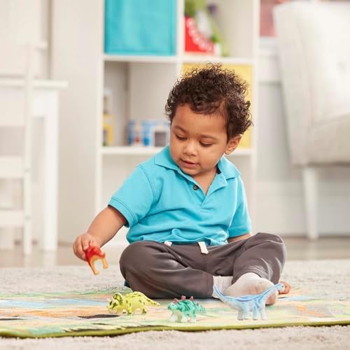 Melissa & Doug Melissa Doug Prehistoric Playground Dinosaur Activity Rug 39 x 36 inches -