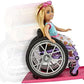 Barbie Chelsea Small Doll Wheelchair with Moving Wheels Ramp Sticker Sheet Blonde Hair