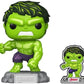 Funko Pop Enamel Pin The Avengers Earth's Mightiest Heroes - 60th Anniversary Hulk with Enamel Pin - Marvel Comics - Amazon - Collectable Vinyl Figure