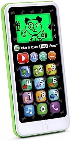 LeapFrog Chat and Count Emoji Phone Green