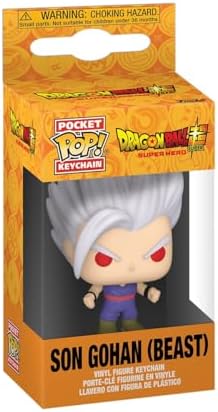 Funko POP Keychain Dragon Ball Super Super Hero - Gohan UI - Dragon Ball Novelty Keyring