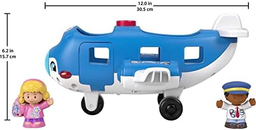 Fisher-Price Little People Musical Toddler Toy Travel Together Airplane with Lights