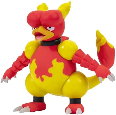 Pokemon Figures Magmar - 8 cm Combat Figures - New 2023 - Officially Licensed Pokemon Toy
