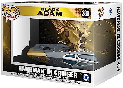 Funko Pop Ride Super Deluxe Black Adam - Hawkcruser with Hawkman