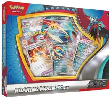 Pokemon TCG Roaring Moon or Iron Valiant ex Box One at Random