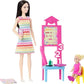 Barbie Teacher Doll with Brunette Fashion Doll with Printed Dress 1 Toddler Doll Teaching