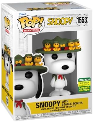 Funko Pop Snoopy with Beagle Scouts 2024 Summer Convention Limited Edition 1553
