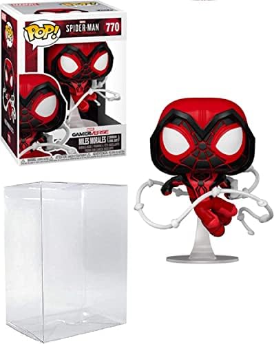 Funko Spider-Man Miles Morales Crimson Cowl Suit Pop 770 Marvel Gamerverse Vinyl Figure