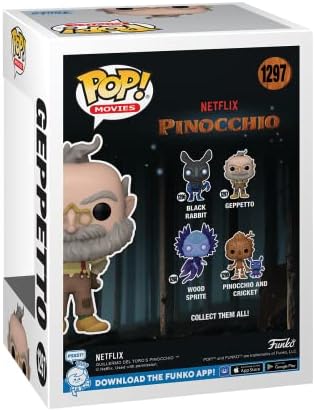 Funko Pop Movies Netflix Pinocchio - Geppetto - Collectable Vinyl Figure