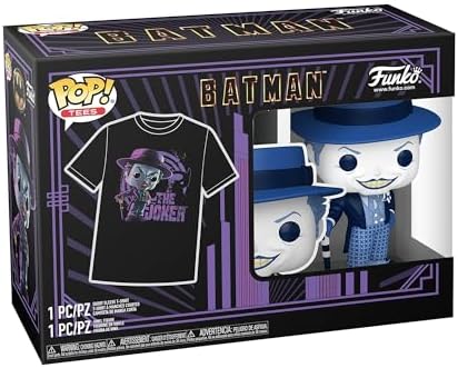 Funko POP Tee Batman - 1989 - The Joker - XL - T-Shirt - Clothes with Collectable Vinyl Figure