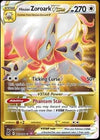 Pokemon - Hisuian Zoroark Vstar 213196 Lost Origin - Secret Rare Gold Holo Foil