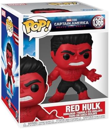 Funko POP Super Captain America - Brave New World - Red Hulk - Collectable Vinyl Figure