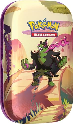 Pokemon TCG Scarlet Violet-Shrouded Fable Mini Tin - Fezandipiti 2 Booster Packs 1