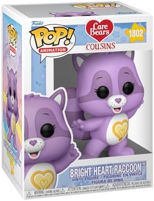 Funko POP Animation Care Bear Cousins - Bright Heart Raccoon - Care Bears - Collectable Vinyl Figure