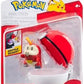 Pokemon Clip 'N' Go Fuecoco and Poke Ball - Includes 2-Inch Battle Figure and Poke Ball