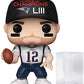 Funko POP Football Patriots - Tom Brady SB Champions LIII Funko Vinyl Figure Bundled with