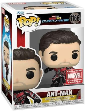Funko POP Ant-Man The Wasp Quantumania Unmasked Ant-Man Marvel Collector Corps