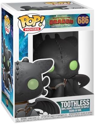Funko Pop Movies How to Train Your Dragon 3 - Toothless - How to Train Your Dragon - Collectable Vinyl Figure