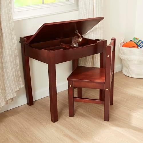 Melissa & Doug Melissa Doug Wooden Lift-Top Desk Chair - Espresso
