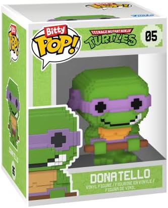 Funko Bitty POP Teenage Mutant Ninja Turtles TMNT - Shredder 4-Pack - 8-Bit Raphael 8-Bit