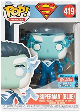 Funko Superman Blue Pop Vinyl Figure - 2021 Convention