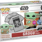 Funko Pop Tee The Mandalorian - Grogu with Cookies - M
