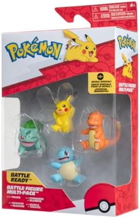 Pokemon Match Figure Pikachu Bulbasaur Charmander Squirtle 2 Figure