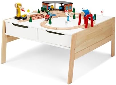 Melissa & Doug Melissa Doug Furniture Wooden Art Activity Table with Bins Wooden Activity