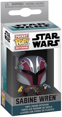Funko POP Keychain Ahsoka - Sabine Wren - Star Wars Novelty Keyring - Collectable Mini